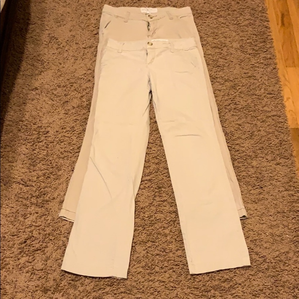*2 Pairs*Aeropostale Khaki pants